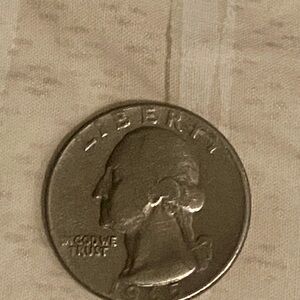 1965 Silver Error Quarter Coin